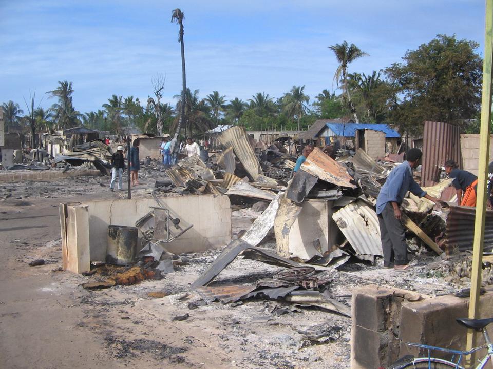 après l'incendie de Foulpointe en 2009