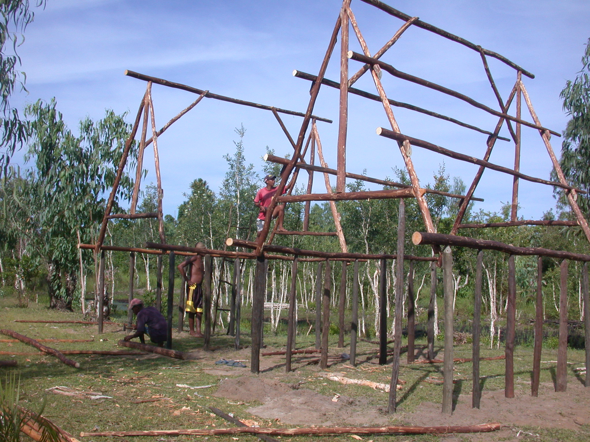 La structure des maisonnettes de Mitsinjo description