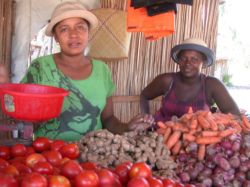 Françoise au marché